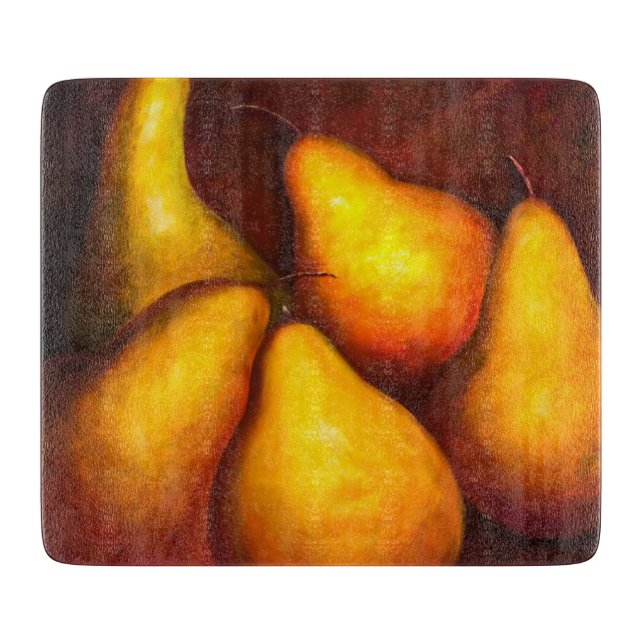 Tabla De Cortar La Familia (Pears) Cutting Board (Anverso)