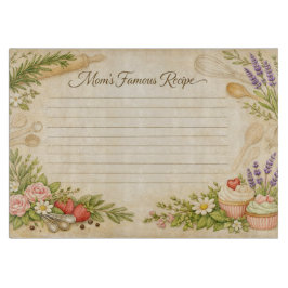 Tabla De Cortar La famosa receta de mamá