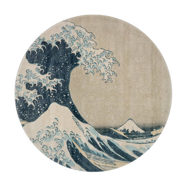Tabla De Cortar La gran ola de Kanagawa (Anverso)