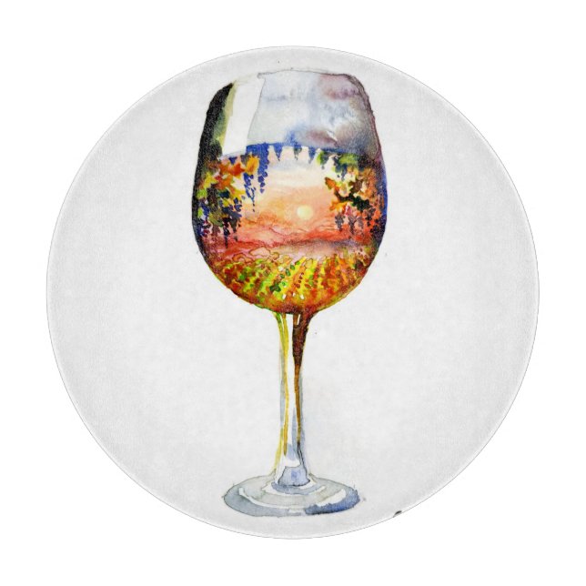 Tabla De Cortar La historia del vino (Anverso)