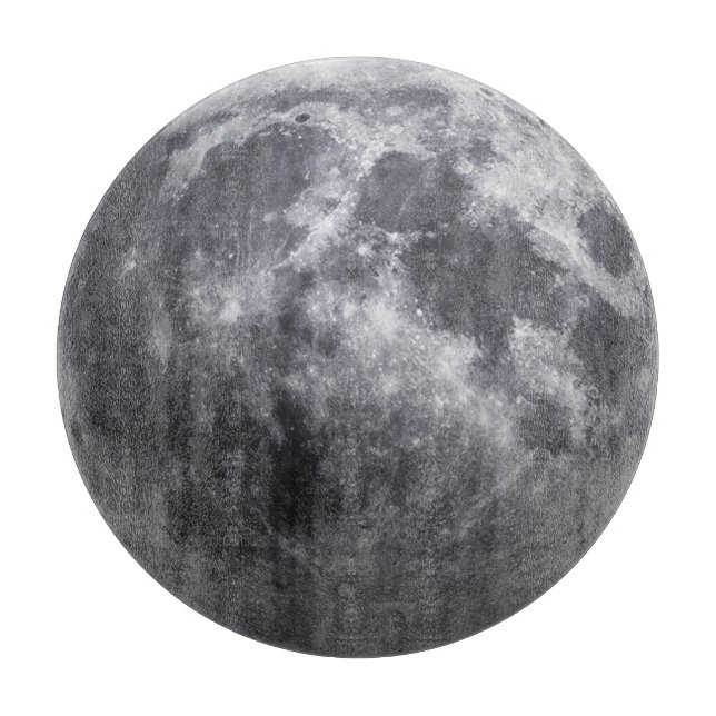Tabla De Cortar La luna (Anverso)