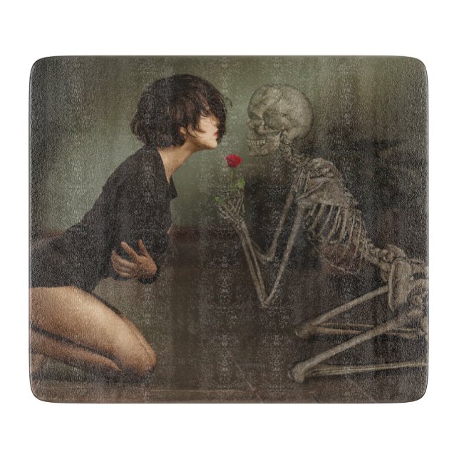 Tabla De Cortar La muerte y la joven mujer (Anverso)