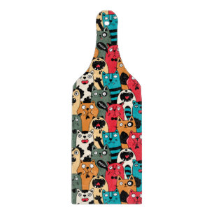 Tabla De Cortar La multitud de gatos