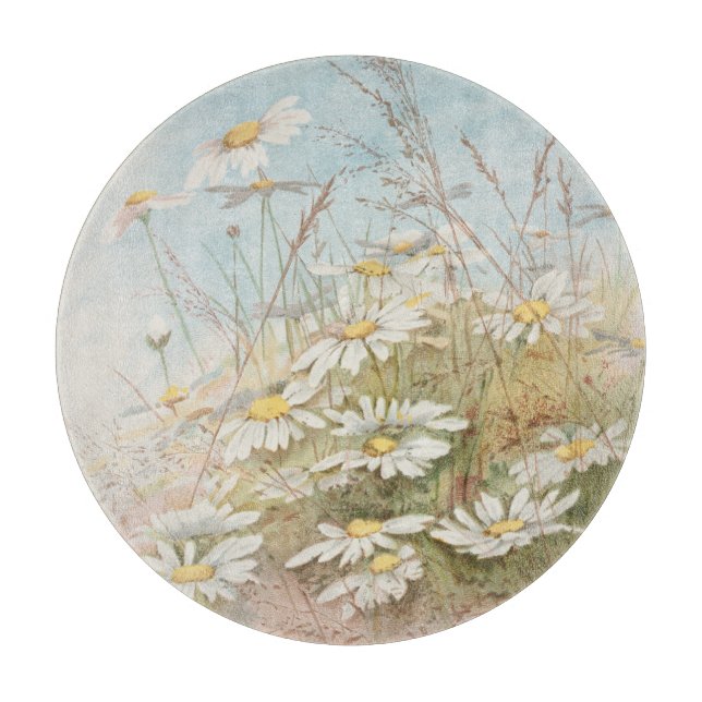 Tabla De Cortar "La Pascua trae la primavera floreciendo"  (Anverso)