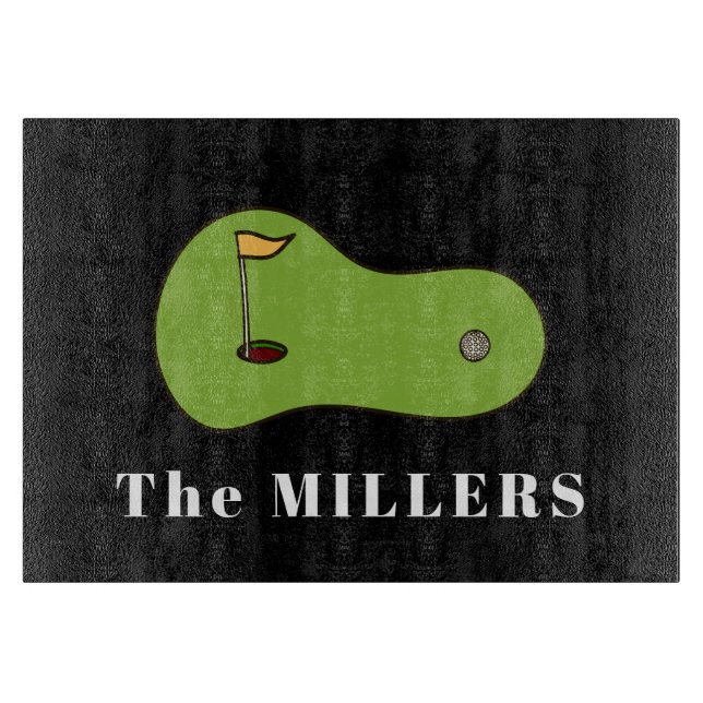 Tabla De Cortar La personalización del verde (Anverso)