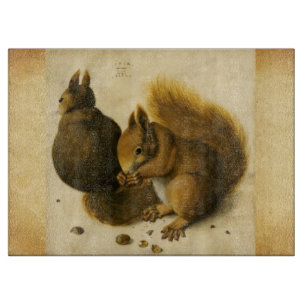 Tabla De Cortar LA PLAZA CON NUTS Albrecht Durer Parchment