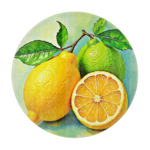 Tabla De Cortar La ráfaga de cítricos de Zesty en el diseño
