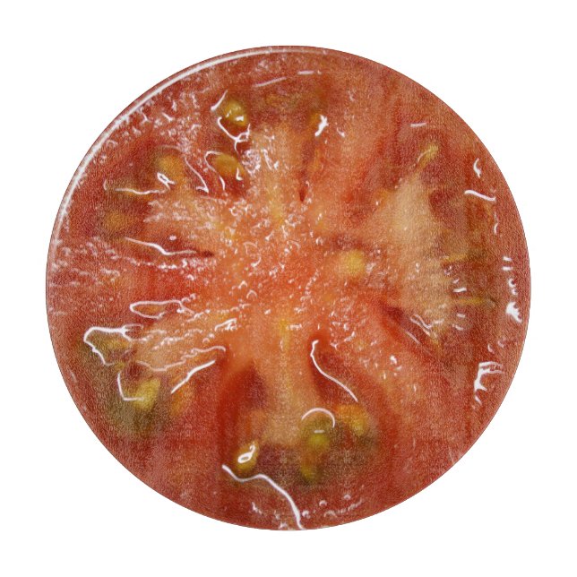 Tabla De Cortar La rebanada perfecta de tomate (Anverso)