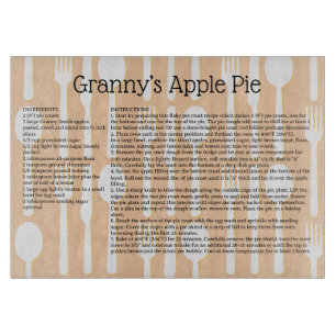 Tabla De Cortar La receta de tu familia Diversión Personalizado Ut