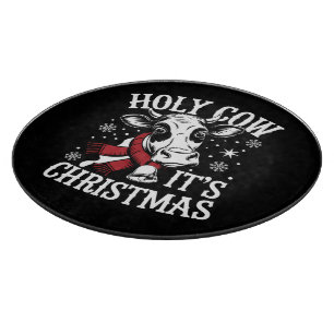 Tabla De Cortar La vaca sagrada son los Navidades la granja divert