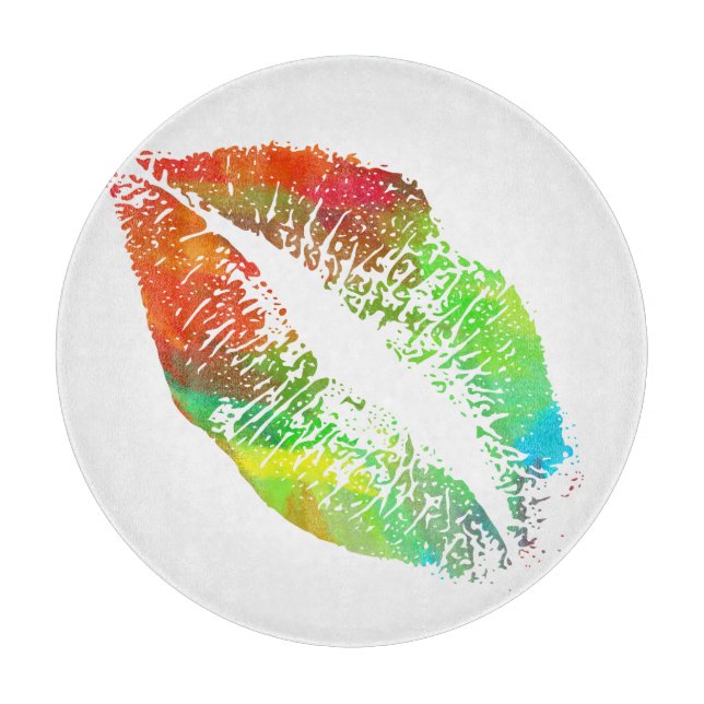 Tabla De Cortar Labios estilizados #2 (Anverso)