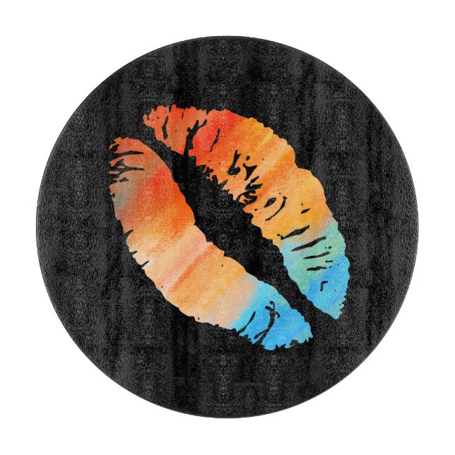 Tabla De Cortar Labios estilizados #8 (Anverso)