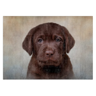 Tabla De Cortar Labrador de cachorro dibujado