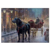 Labrador Negro Temporada Navideña Festiva