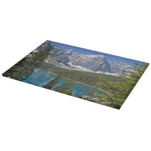 Tabla De Cortar Lago Moraine, Rockies canadienses, Alberta, Canadá