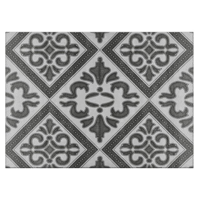 Tabla De Cortar Latencia de patrón geométrico (Anverso)