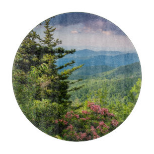 Tabla De Cortar Laurel de Montaña al Amanecer