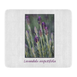 Tabla De Cortar Lavanda en flor
