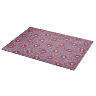 Tabla De Cortar Lavender Blossom Tile Pattern