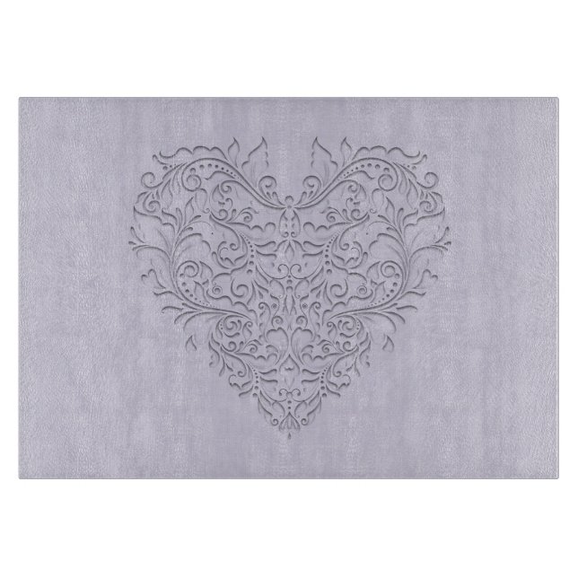 Tabla De Cortar Lavender HeartyChic (Anverso)