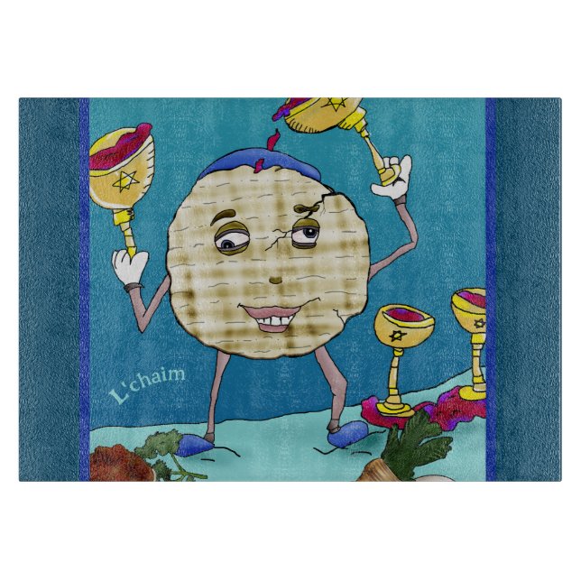 Tabla De Cortar L'Chayim Matzah (Anverso)