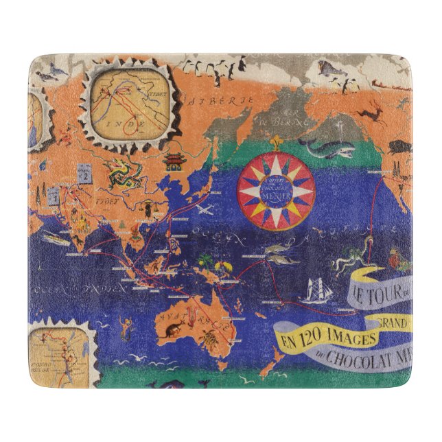 Tabla De Cortar Le Tour du Monde (Anverso)