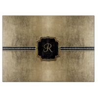 Leaf Gold Look Fleur de Lis Faux Vintage Jewel