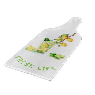 Tabla De Cortar Lemon Guay Drink Lemonade Lemons Cutting Board