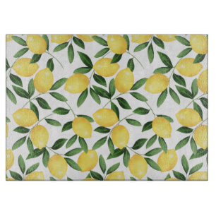 TABLA DE CORTAR LEMONES DE COLOR DE AGUA
