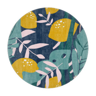 Tabla De Cortar Lemones frescos: Modelo de cosecha superficial