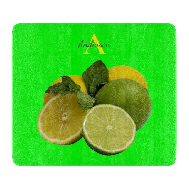 Tabla De Cortar Lemones y limas (Anverso)