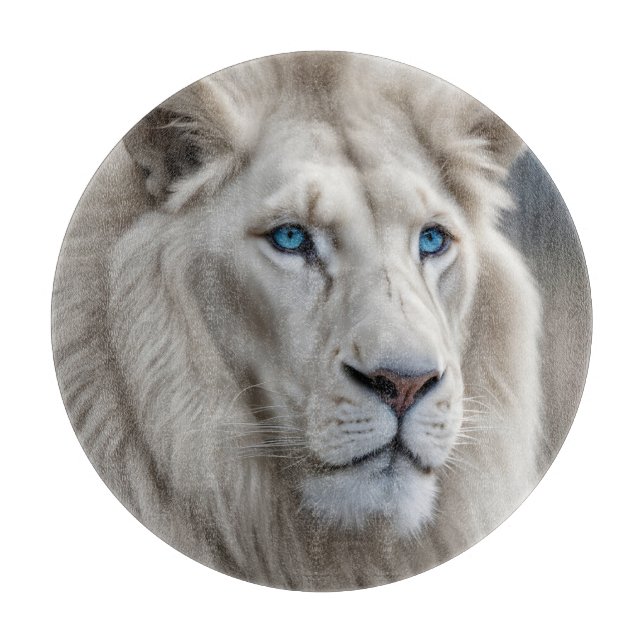Tabla De Cortar León blanco (Anverso)