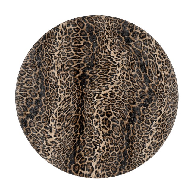 Tabla De Cortar Leopard Elegant print (Anverso)