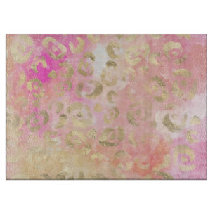 Tabla De Cortar Leopard Paint Series Design 5