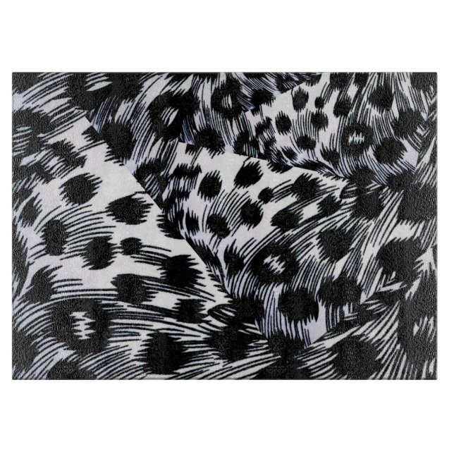 Tabla De Cortar Leopard Spots (Anverso)