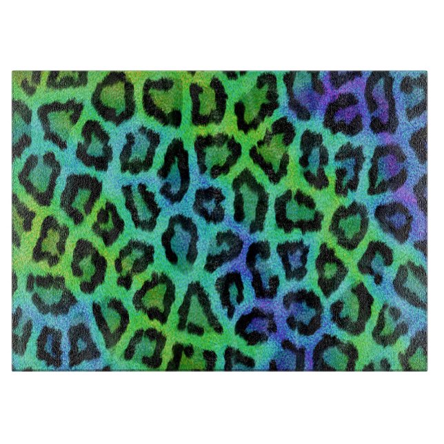 Tabla De Cortar Leopard Spots (Anverso)