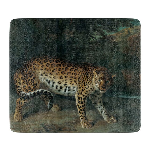 Tabla De Cortar Leopardess (por Jean-Baptiste Oudry) (Anverso)