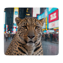 Tabla De Cortar Leopardo en Times Square