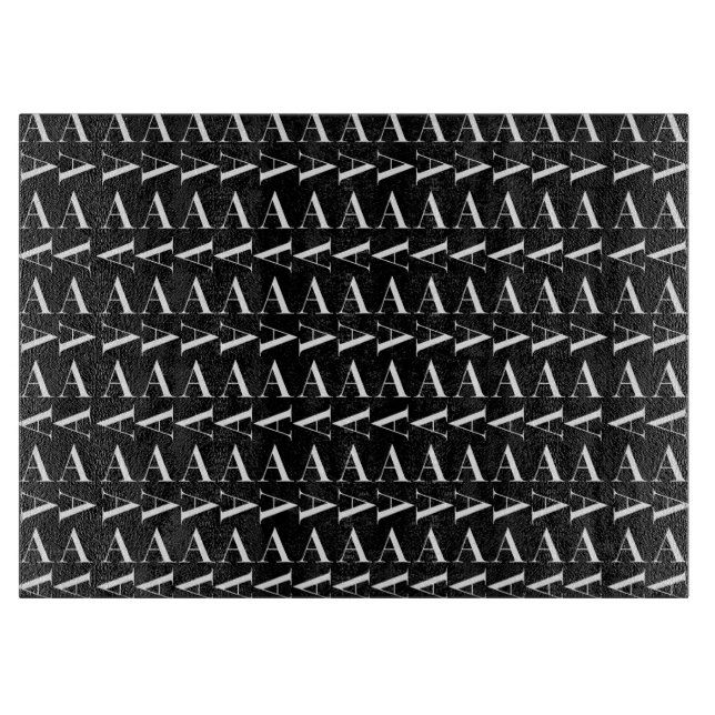 Tabla De Cortar Letra inicial A de monograma (Anverso)