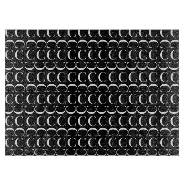 Tabla De Cortar Letra monográfica inicial C (Anverso)