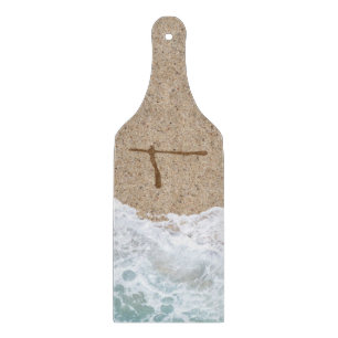 TABLA DE CORTAR LETRAS EN LA ARENA T