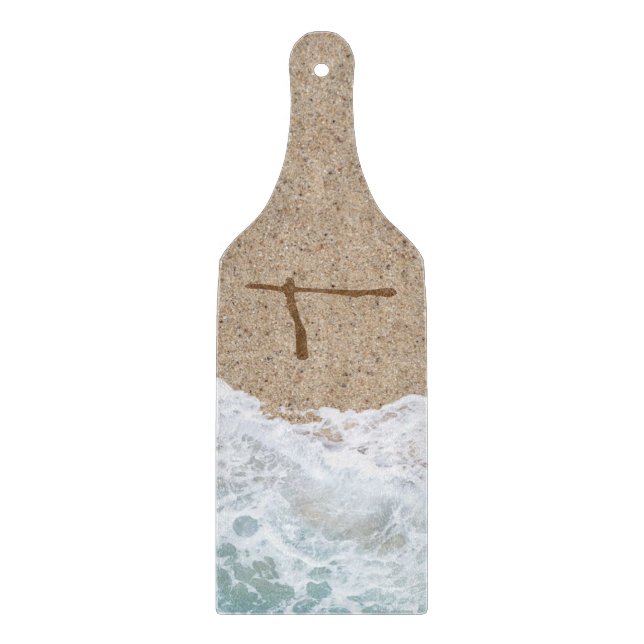 TABLA DE CORTAR LETRAS EN LA ARENA T (Anverso)