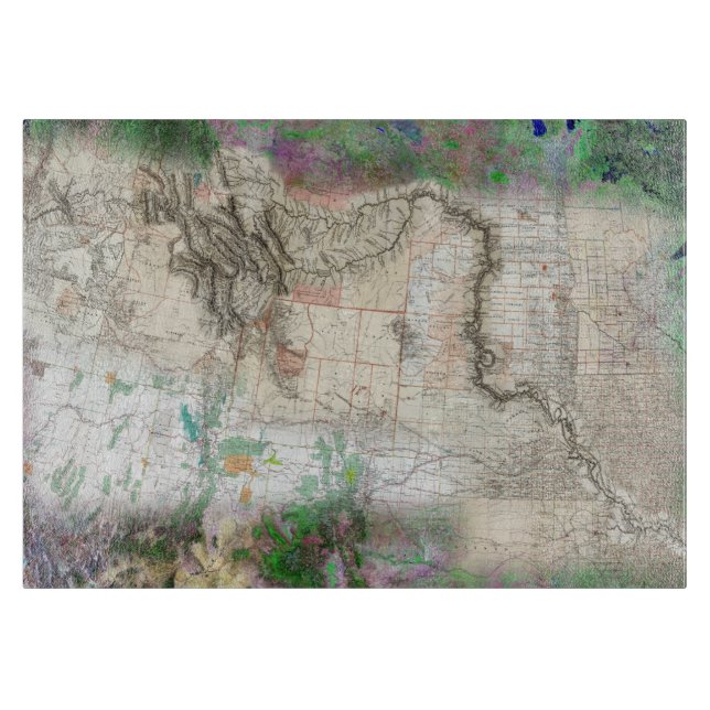 Tabla De Cortar Lewis y Clark (Anverso)