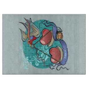 Tabla De Cortar Libra zodiac en tatuaje - Cute Libra Zodiac Lover