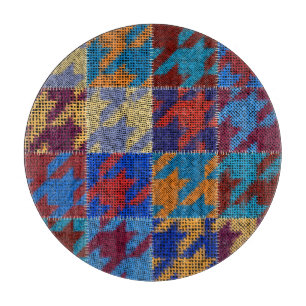 Tabla De Cortar Lienzo de trabajo en mosaico: patrón de imitación