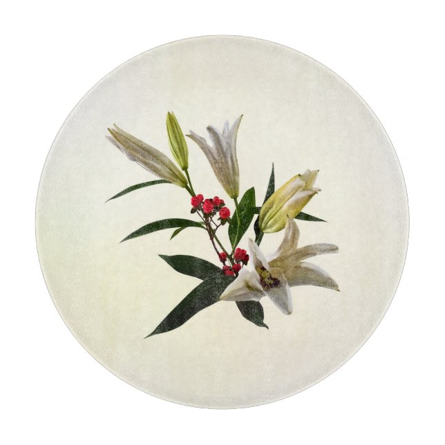 Tabla De Cortar Lilies y Berries (Anverso)
