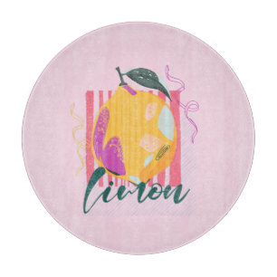 Tabla De Cortar Limon Italiano Rosa Limón