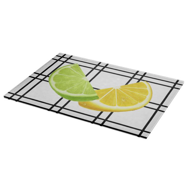 Tabla De Cortar Limón & Lima (Borde)