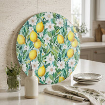 Limones y Flores Blancas - Decoración de Campo Fra