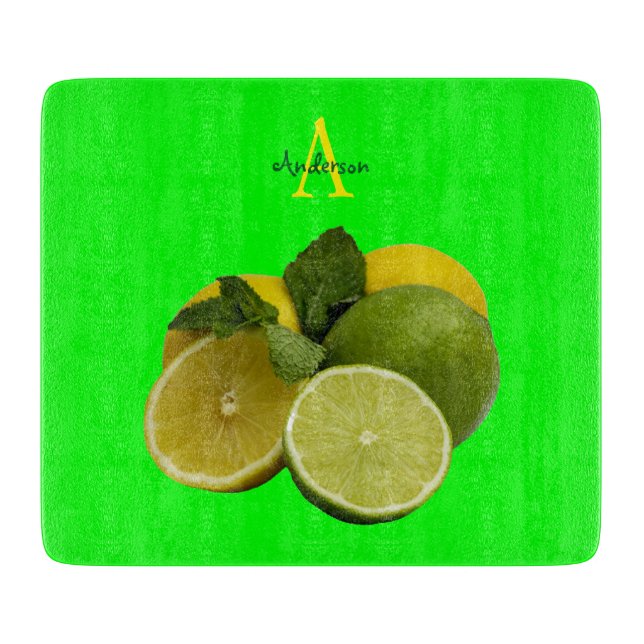 Tabla De Cortar Limones y limas (Anverso)